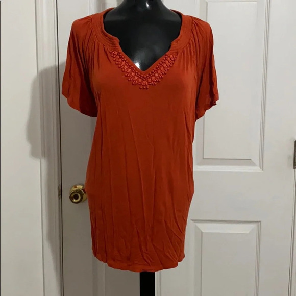 Jaclyn Smith Short Sleeve V Neck Shirt size XL - Picture 2 of 5